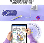Apple iPad Pencil Alternative, 15Min Fast Charge, Palm Rejection & Tilt - Image 3