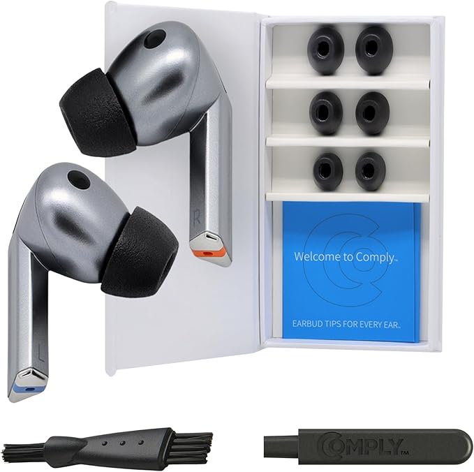 Comply TrueGrip | Premium Memory Foam Replacement Earbud Tips by ComplyFoam
