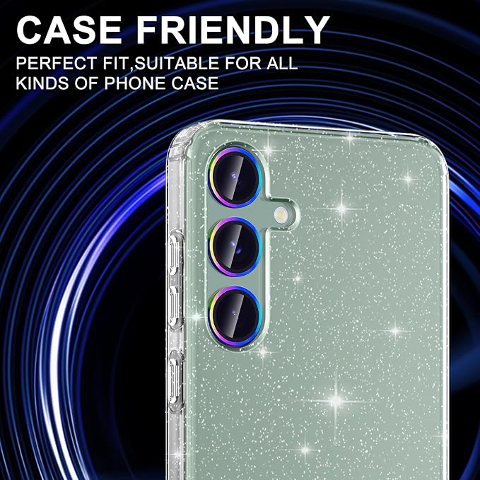for Samsung Galaxy S24 FE Camera Lens Protector, Individual Metal Ring Tempered - Image 5