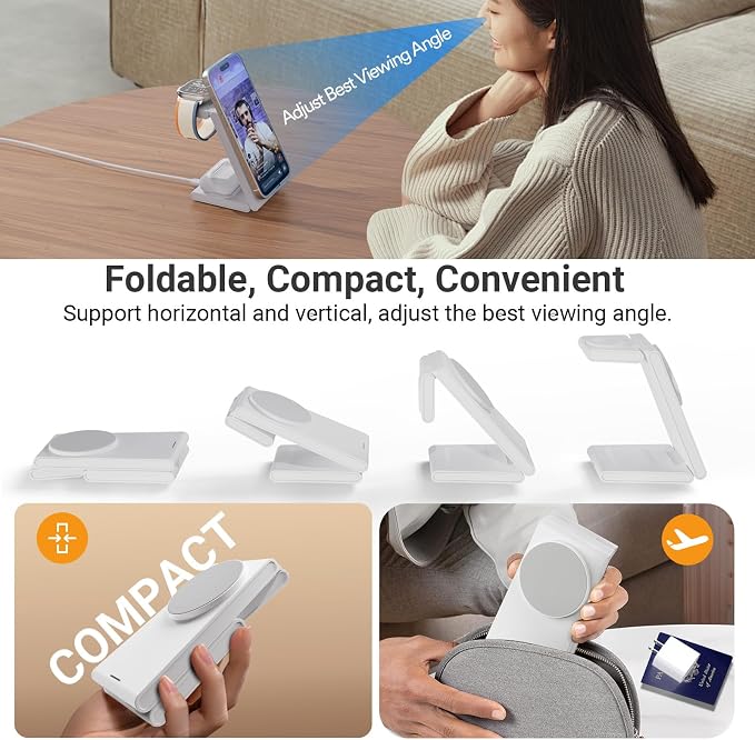 Foldable 3 in 1 Charging Station - Image 4