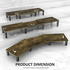AX WABER Dual Monitor Stand Riser, Monitor Stand - Image 5