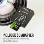PNY 256GB Elite-X Class 10 U3 V30 microSDXC Flash Memory Card - Image 6