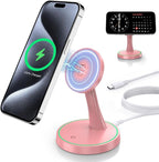 Magnetic Wireless Charger Stand 15W Fast Mag-Safe Charger by Verticalmagneticcharging