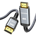 Highwings 4K DisplayPort to HDMI, Uni-Directional Only, 6.6ft DP to HDMI 1.4 by Highwings