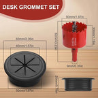 Desk Grommet 2 Inch 8Pcs Grommets Desk Hole Cover - Image 2