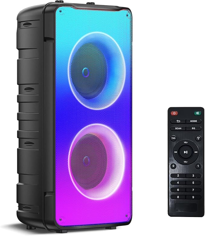 Bluetooth Speakers, 60W Portable Loud Wireless Stereo Speaker by TAMPROAD
