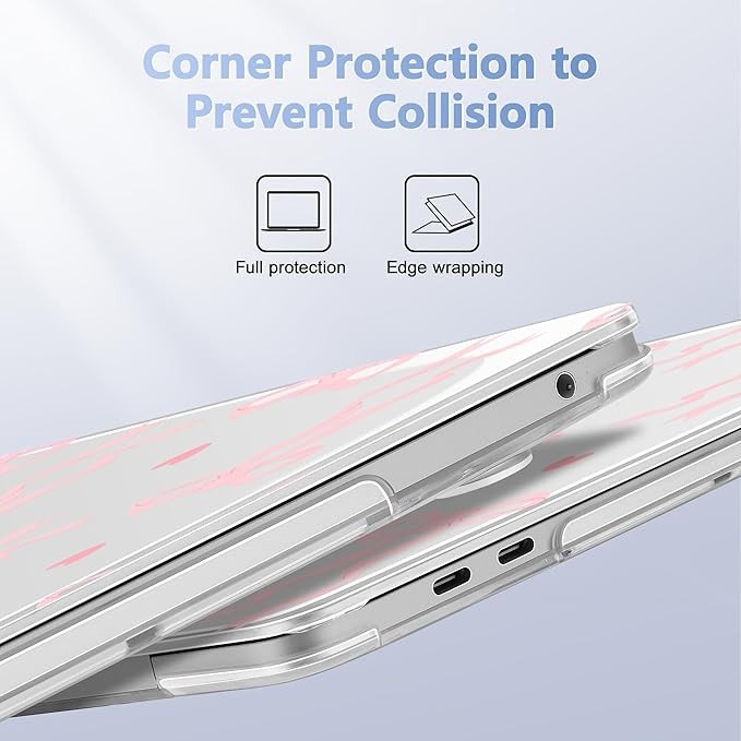 Case for MacBook Pro 13 inch with/Without Touch Bar, Hard Shell + Keyboard - Image 3