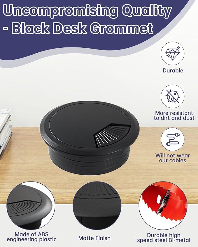 Desk Grommet & Cable Grommet 2 Inch - Image 3