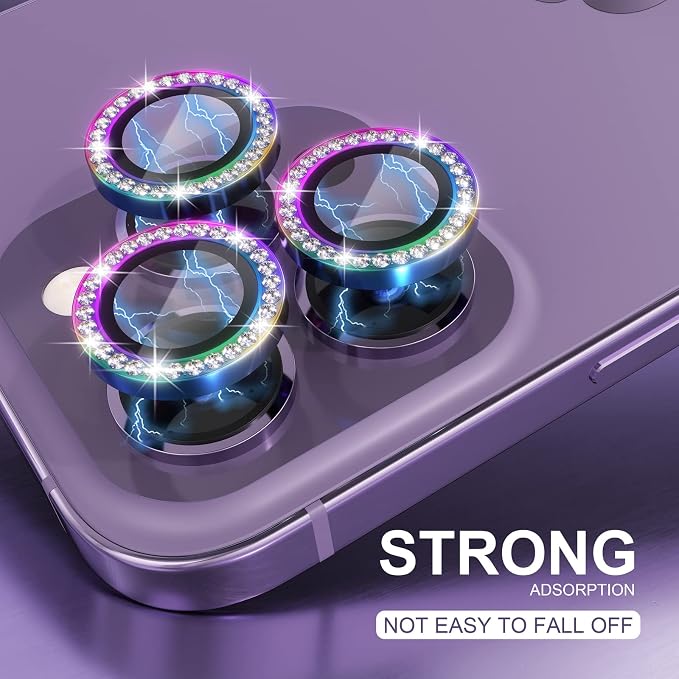 Choiche [3+1 for iPhone 14 Pro/iPhone 14 Pro Max Camera Lens Protector Bling - Image 6