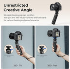 SmallRig SR-RG2 Multifunctional Wireless Shooting Grip, Adjustable Selfie Stick - Image 2