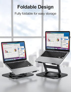 Laptop Stand, H-Design Stable Computer Stand, Ergonomic Laptop Riser - Image 4