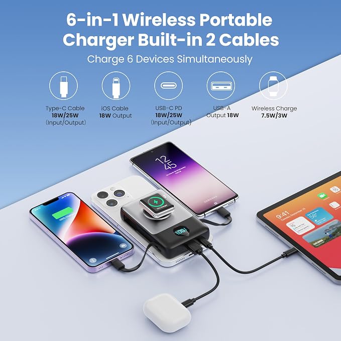 Magnetic Portable Charger 10800mAh - Image 3