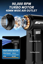 Instant Dust Removal — Compressed Air Duster 90, 000 RPM - Image 5
