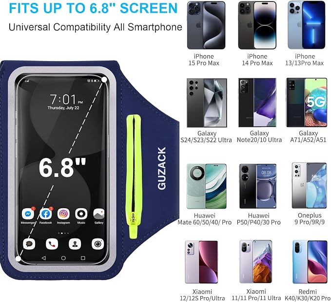GUZACK Running Armband, Running Phone Holder - Image 2