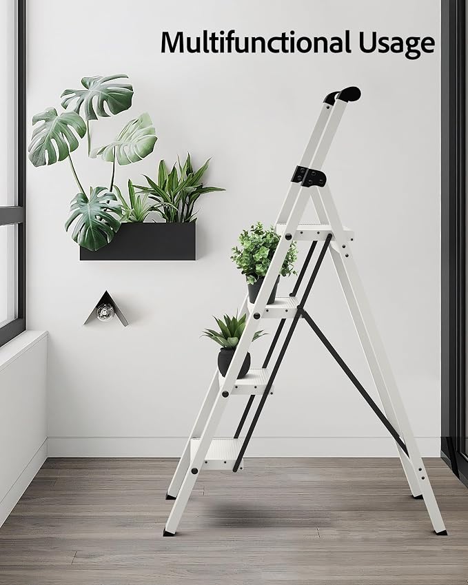 Taranta 4 Step Ladder, Lightweight Aluminum Step Stool - Image 8