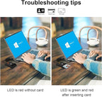 ZOWEETEK CAC Card Reader Military, Smart Card Reader DOD Military USB Common - Image 3