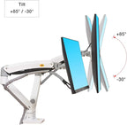 NB North Bayou Dual Monitor Desk Mount Stand Full Motion Swivel Computer - Image 4