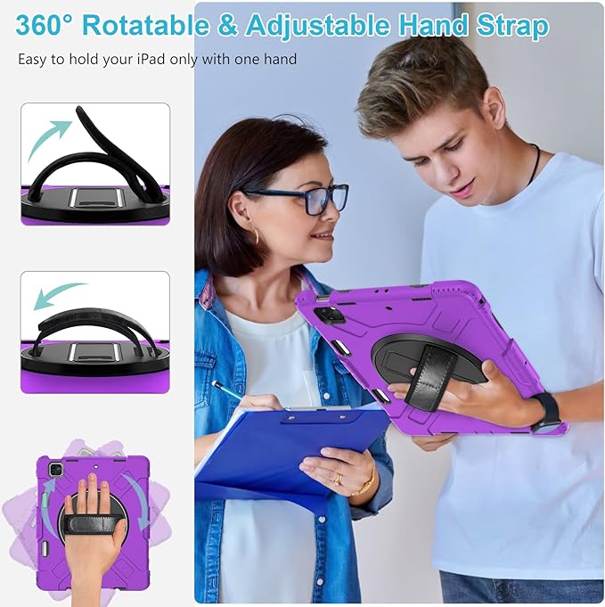 Case for iPad Pro 12.9 2022/2021/ 2020/2018: Cover for iPad Pro 12.9 6th/ 5th/ - Image 4