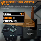 COMICA BoomX-D1 PRO Wireless Lavalier Microphone, 16GB Storage, Safety Audio - Image 6