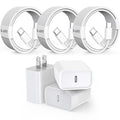 iPhone 16 15 Pro Charger Fast Charging, 20W Fast USB C Charger Block 3Pack USBC by Kruidvat