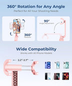 67‘’ Selfie Stick Tripod, Phone Tripod - Image 4