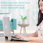 Laptop Cooling Stand, Ergonomic Laptop Cooling Pad Small Invisible Cooler Ball - Image 2