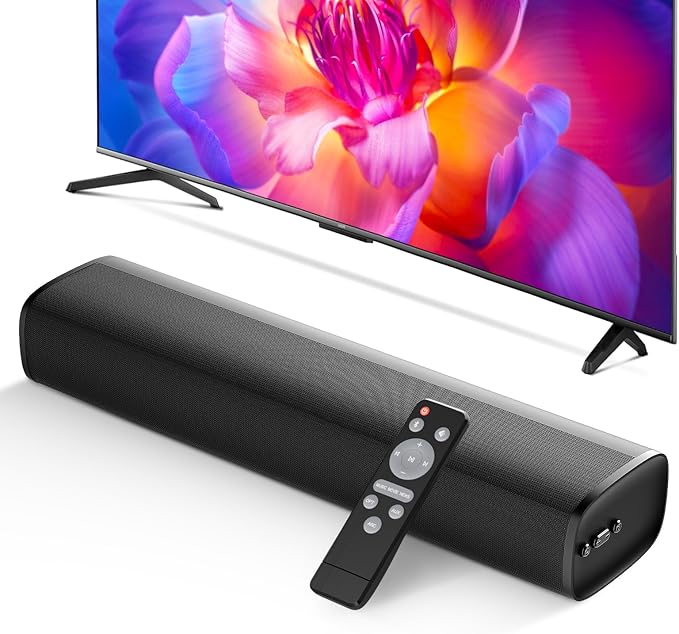 MZEIBO Sound Bar, 50W for Smart TV Bluetooth 5.3 Speaker 17 Inch TV Speaker - Image 8