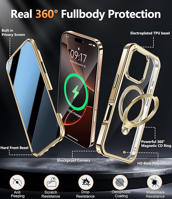Mil-Grade Shockproof Full Body Anti-Spy Cover - Image 7