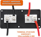 600A 48V Bus Bar Box 4 Stud M10 High Current Tin Plated Copper Distribution - Image 4