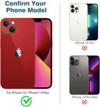 AGVEE 3+3 6 Pack for iPhone 14 6.1" / 14 Plus 6.7" Camera Lens Cover Protector - Image 2