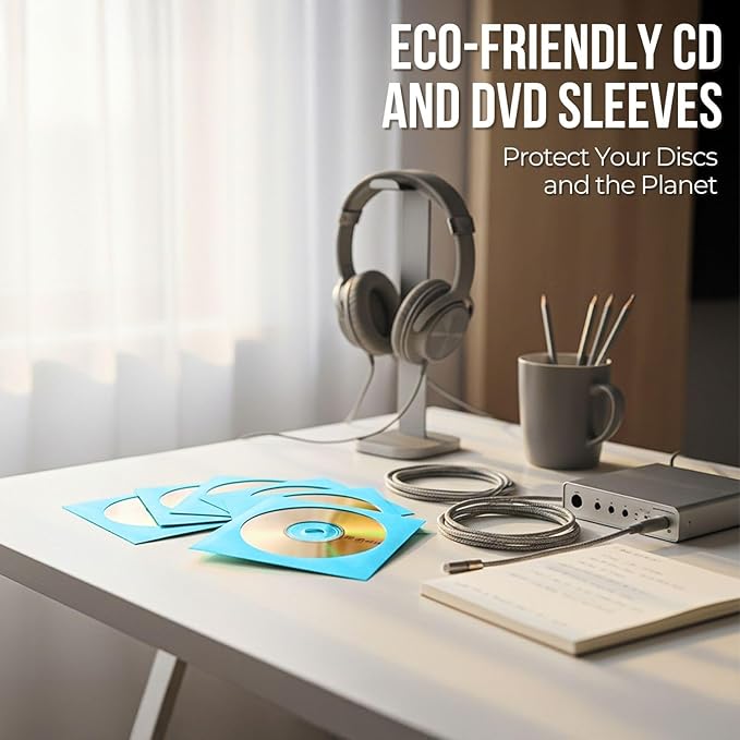 Flexzion DVD CD Sleeves 100 Pack - Image 2