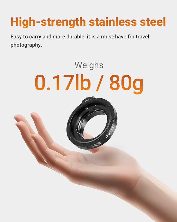Thypoch M-RF Lens Mount Adapter Auto-Lock, Compatible - Image 3