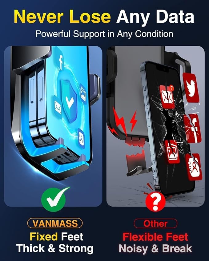 【2025 MAX Stable & Durable】Car Phone Holder VANMASS【Ultimate Military-Grade - Image 4
