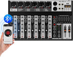 Professional Audio Mixer, 6 Channel Audio Interface Sound Board Mixing Console by PROFESSIONALAUDIOEQUIPMENT