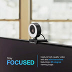 VisionTek VTWC40 Premium Autofocus Full HD 1080P 60FPS Webcam, Chromebook - Image 2