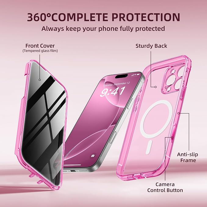 BERFY Magnetic for iPhone 16 Pro Case, Compatible - Image 9