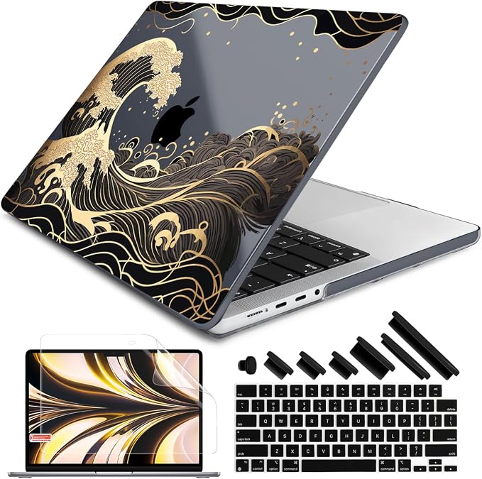 DONGKE for M4 MacBook Pro 16 Inch Case 2024 2023 2021 A3403 A3186 M3 A2991 M2 by DONGKE