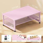 ECOLOVI 2-Tier Computer Monitor Stand Riser, Desk Organizer - Image 7