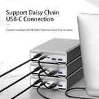 GX100 22TB USB 3.2 Gen 2 USB-C External Hard Drive - Image 3