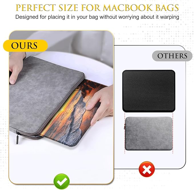JIKIOU 3 Pack Mouse Pad with Stitched Edge, Comfortable Mouse Pads with - Image 6
