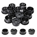 25 Pcs Cable Grommet, Snap Bushing 7/8" Mounting Diameter, Flexible by BOPOREAE