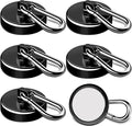 LOVIMAG Magnetic Hooks, 150LBS Strong Magnet Hooks Black Swivel Magnetic Hook by LOVIMAG