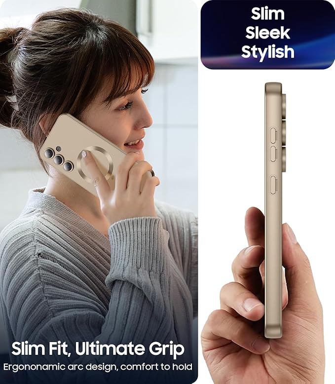 Magnetic for Samsung Galaxy S24 Plus Case Slim Soft Silicone Bumper Shockproof - Image 7