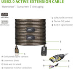 LDKCOK USB 2.0 Type A Male to A Female Active Repeater Extension Cable 100ft - Image 2