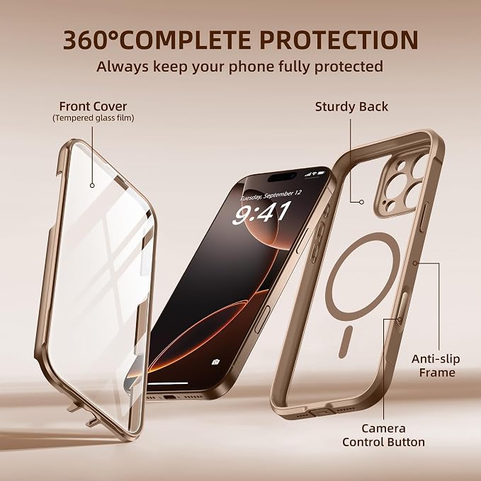 BERFY Magnetic for iPhone 16 Pro Max Case, Compatible - Image 8
