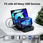 Catlyn Charging Station for Multiple Devices, 8 Port Charger Stations - Image 4