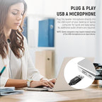 NEEWER USB A Lapel Microphone, Plug & Play Mini Omnidirectional Clip On - Image 2