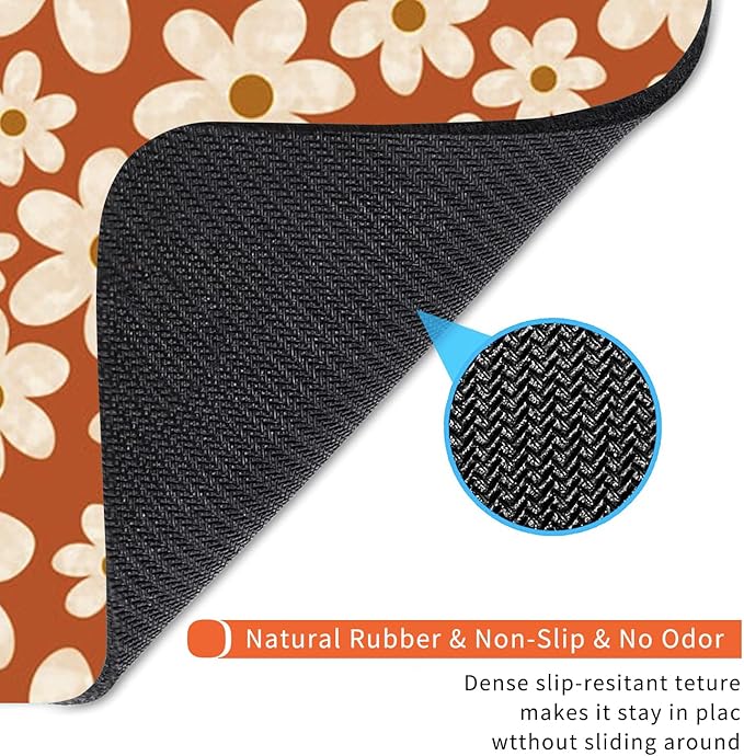 Square Mouse Pad Cute Flowers, Personalized Premium-Textured Custom Mouse Mat - Image 5