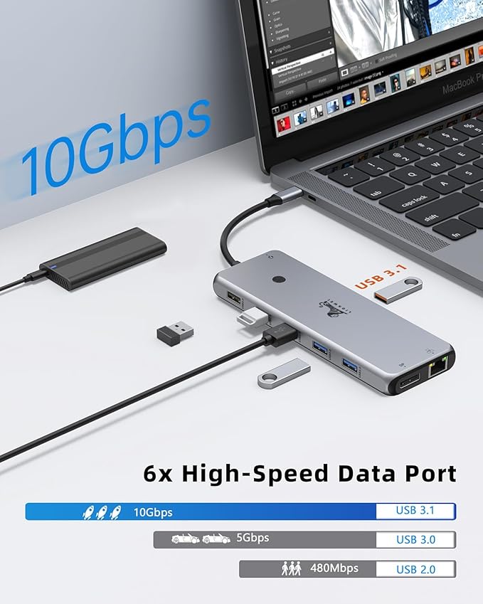14 in 1 USB C Docking Station - Image 6