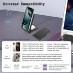 25W Wireless Charger, Foldable 2 in 1 Wireless Charging Station - Image 3